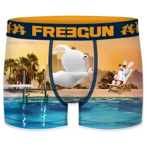 Children's boxer shorts Freegun Lapins Crétins Splash image-0