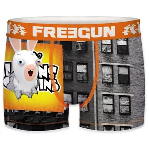 Children's boxer shorts Freegun Lapins Crétins Panel image-0