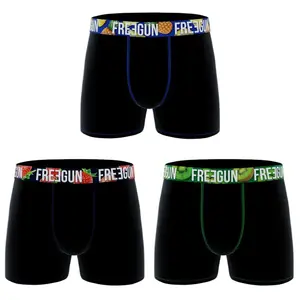 Boxer en coton bio fruits Freegun (x3) image-0