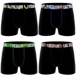 Boxer en coton bio freegun (x4) image-0