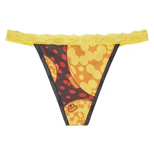 Ensemble soutien gorge string imprimé femme Freegun image-2