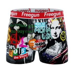 boxer Freegun Pop Art Mona Lisa (x3) image-1