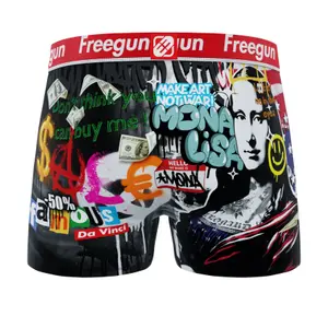 boxer Freegun Pop Art Mona Lisa (x3) image-2