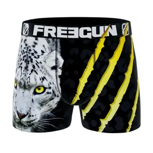 Boxer en polyester recyclé imprimé animaux sauvage Panthère Freegun image-0