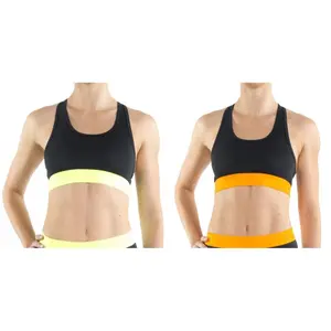 Lot de 2 Brassières de sport avec ceinture élastiquée femme Freegun Aktiv image-4
