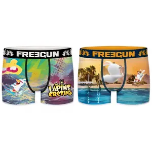Children's boxer shorts Freegun Lapins Crétins (x2) image-0