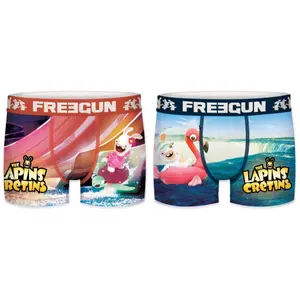 Children's boxer shorts Freegun Lapins Crétins (x2) image-0