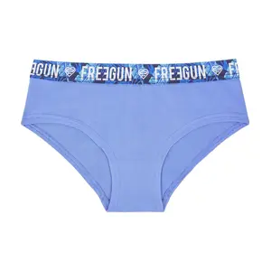 Boxer en coton bio feuillage femme Freegun image-0