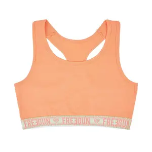 Brassière coton bio ceinture sublimation femme Freegun image-0
