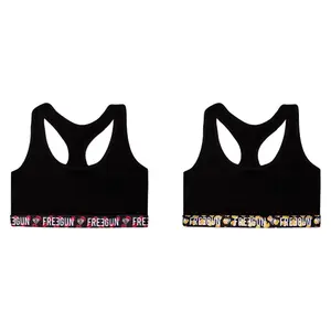 Girl' Sports bra Freegun Best Of Anniversary Fun (x2) image-0