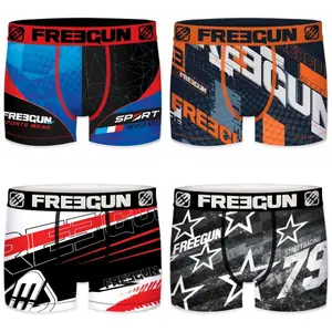 Children's boxer shorts Freegun Racing (x4) image-3