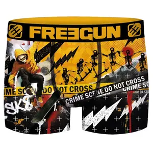 Boxer imprimé sport d'hiver crâne Freegun image-0