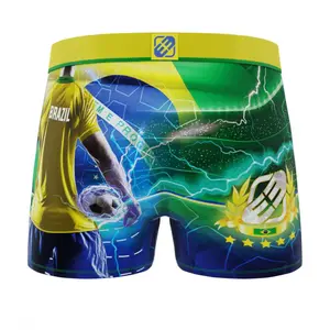 Children's boxer shorts Freegun Coupe du Monde Brazil image-1