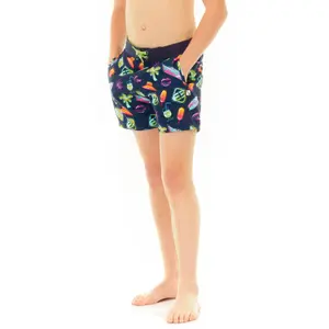 Short de bain court ceinture demi-élastiquée enfant Freegun Summer image-1