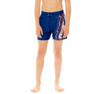 Short de bain court ceinture demi-élastiquée enfant Freegun Eclair image-1