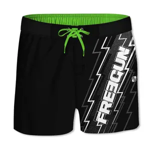 Short de bain court ceinture demi-élastiquée enfant Freegun Eclair image-0