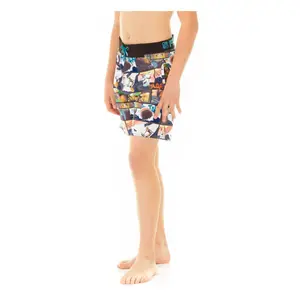 Short de bain long ceinture tissée enfant Freegun Story image-1