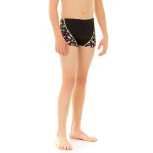 Boxer de bain avec empiècement allover print enfant Freegun Summer image-0