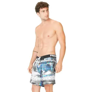 Short de bain court avec ceinture tissée Freegun Cit. image-2