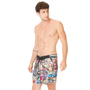 Short de bain court avec ceinture tissée Freegun GTA image-2