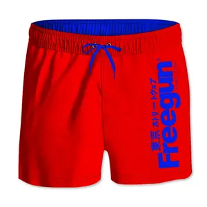 Short de bain court ceinture élastique enfant Freegun Logo image-0