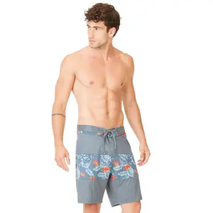 Cotton Touch Long Swim Shorts Freegun Flow image-2