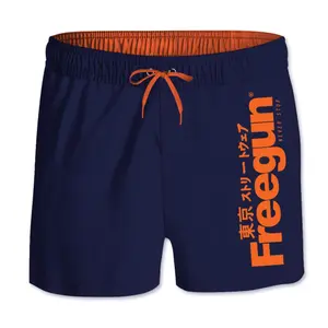 Short de bain court ceinture élastique enfant Freegun Logo image-0