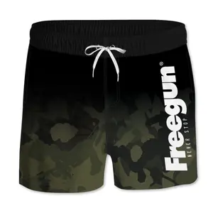 Short de bain court avec ceinture demi-élastiquée Freegun image-0