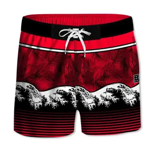 Short swim shorts with half elastic waistband child Freegun image-0