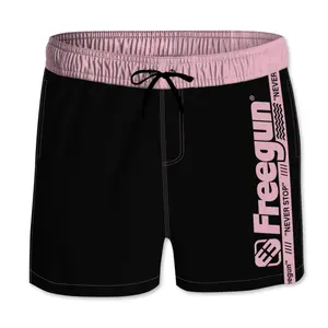 Short de bain court ceinture tout-élastiquée Freegun image-0