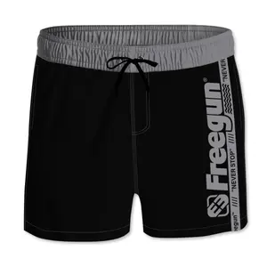 Short swim shorts with all-elastic waistband for children Freegun image-0
