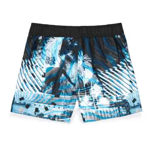 Boys' swim shorts with half-elastic waistband Freegun image-2