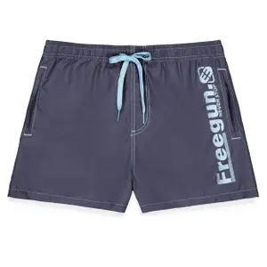 Children's swim shorts with half-elastic waistband Freegun image-0