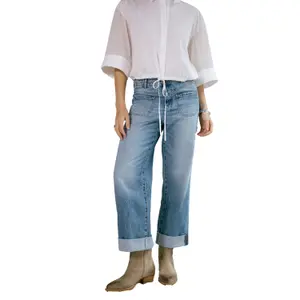 Cropped Wide Leg Jeans Dame Freeman T Porter Alice image-0