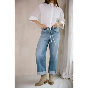 Cropped Wide Leg Jeans Dame Freeman T Porter Alice image-1