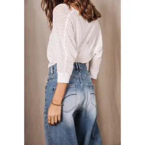 Women's wide leg jeans Freeman T Porter Gaby image-4