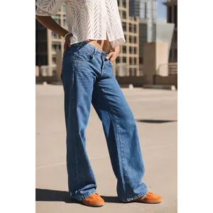Women's wide leg jeans Freeman T Porter Agatha image-4