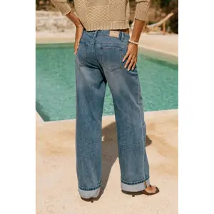 Women's wide leg jeans Freeman T Porter Agatha image-1