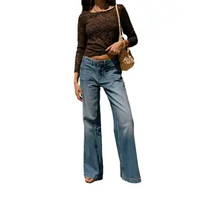 Women's wide-leg jeans Freeman T Porter Jessy SDM