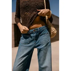 Women's wide-leg jeans Freeman T Porter Jessy SDM image-1