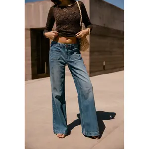 Women's wide-leg jeans Freeman T Porter Jessy SDM image-5