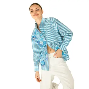 Women's blouse Freeman T Porter Chella Bleached Flowers