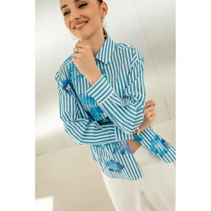 Women's blouse Freeman T Porter Chella Bleached Flowers image-4