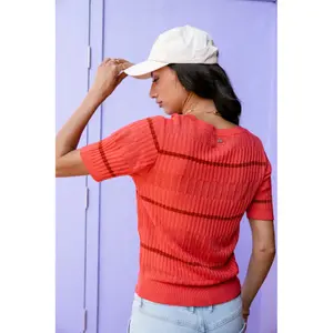 Women's T-shirt Freeman T Porter Polane Fancy Rib image-1