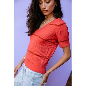 Women's T-shirt Freeman T Porter Polane Fancy Rib image-2