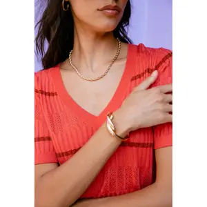Women's T-shirt Freeman T Porter Polane Fancy Rib image-5
