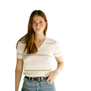 Women's T-shirt Freeman T Porter Polane Fancy Rib image-0