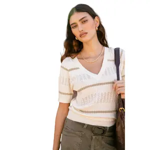 Women's T-shirt Freeman T Porter Polane Fancy Rib image-0