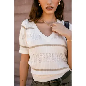 Women's T-shirt Freeman T Porter Polane Fancy Rib image-5