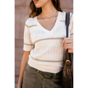 Women's T-shirt Freeman T Porter Polane Fancy Rib image-6